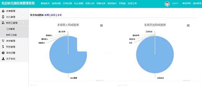 【首发】先启幼儿园在线管理系统 v2.0